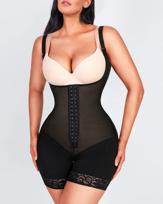 Comfortable Shaping Open-Chest Tummy-Control Shapewear