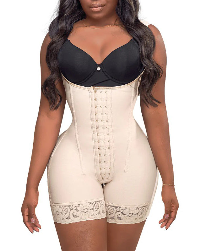Sleeveless Steel-Boned Abdominal Sculpting Shapewear