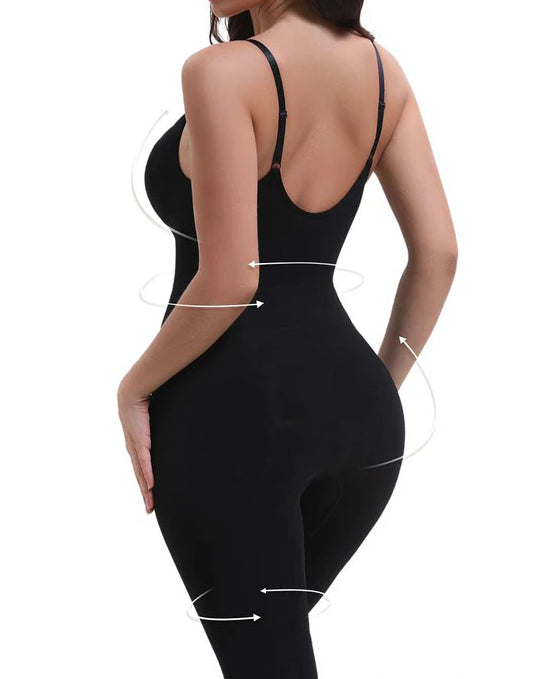 Seamless Comfort Shaping Long Sleeveless Full Body Shaper