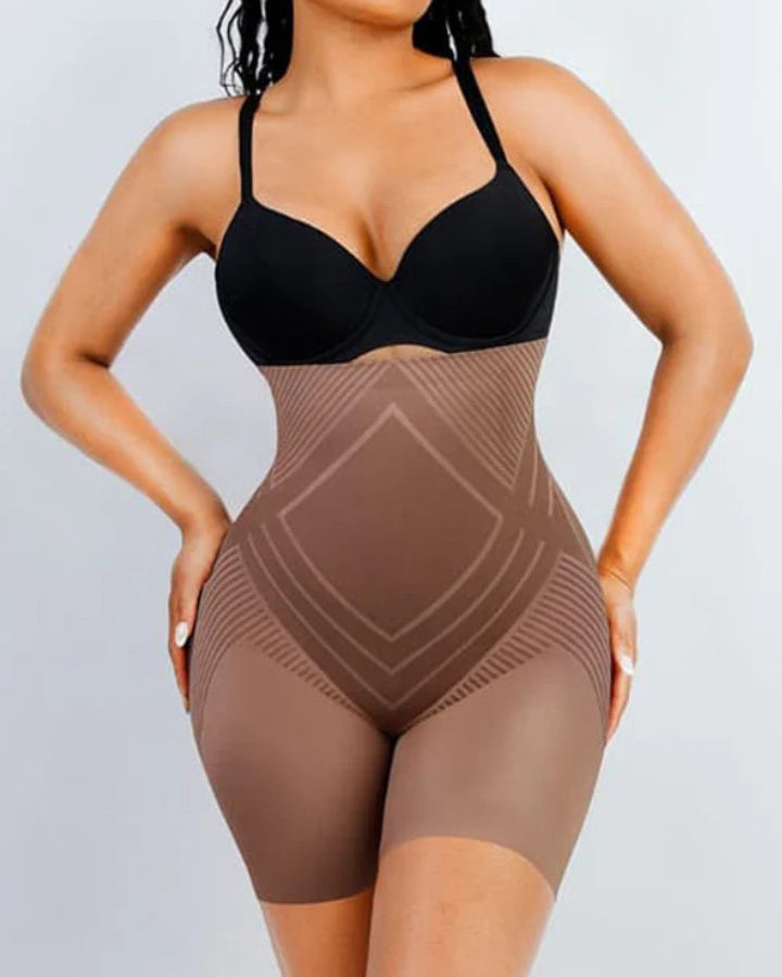High-Waisted Breathable Slimming Shaping Shorts