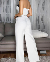 Sleeveless Trousers 2-Piece Set