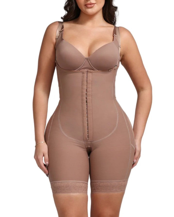 Abdominal Compression Open-Chest Shapewear
