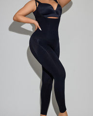 Open-Bust Sleeveless Seamless Tummy-Control Full-body Shaper