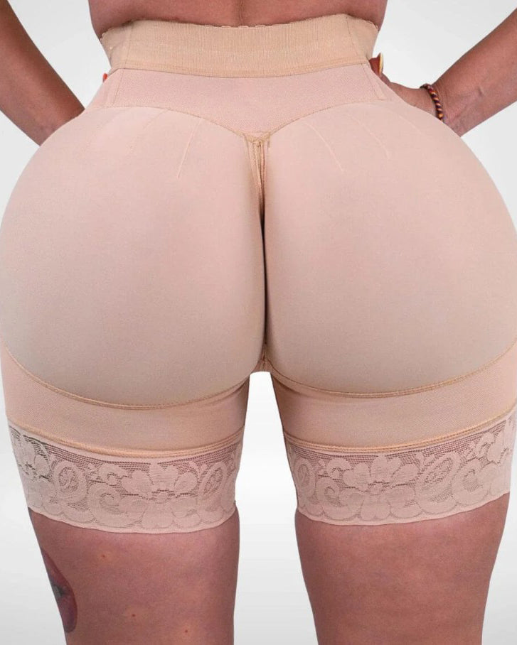 Hook and Eye Comfort Butt Lifting Shaper Shorts