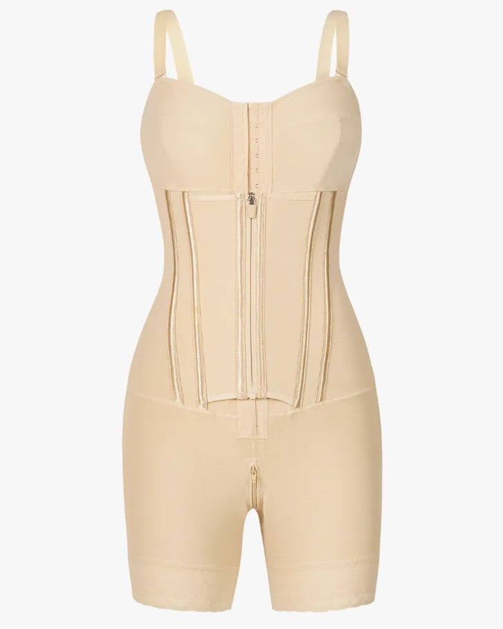 Double-Layer Tummy Control Body Shaper
