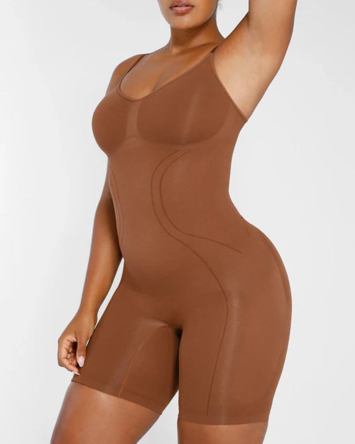 Sleeveless Seamless Tummy Shaping Full Body Shapewear