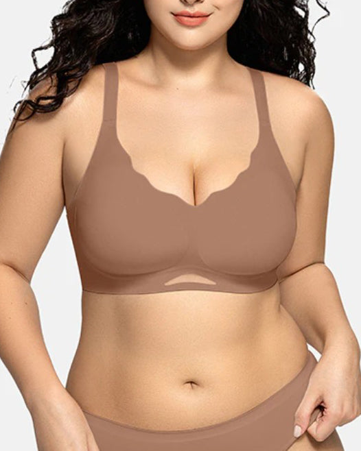 Sheer Mesh Seamless Bra