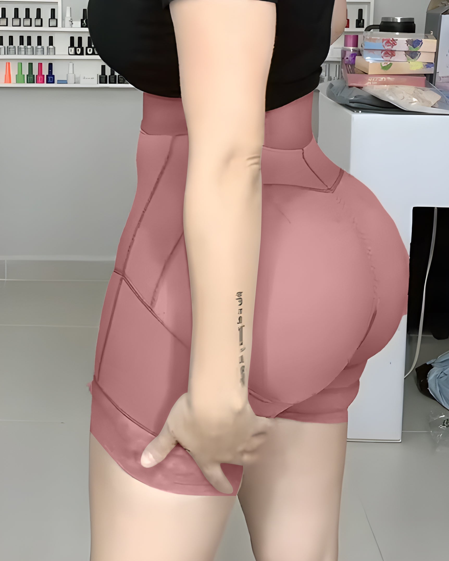 Abdominal Compression High Rise Shaper Shorts