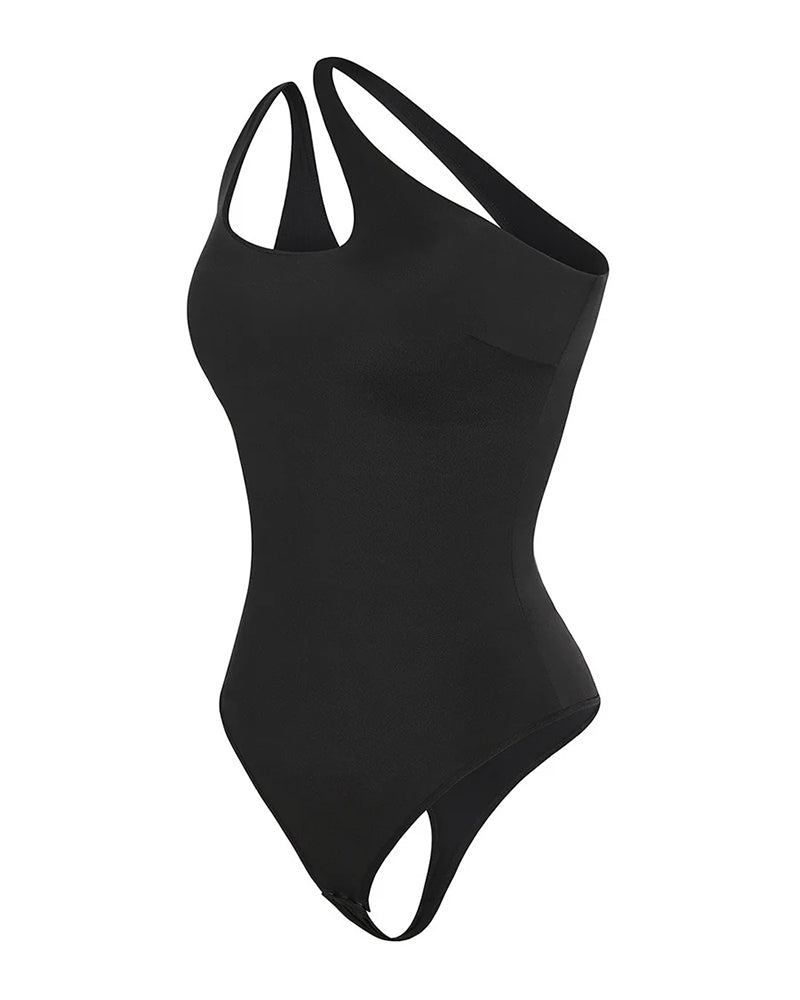 One Shoulder Seamless Bodysuit