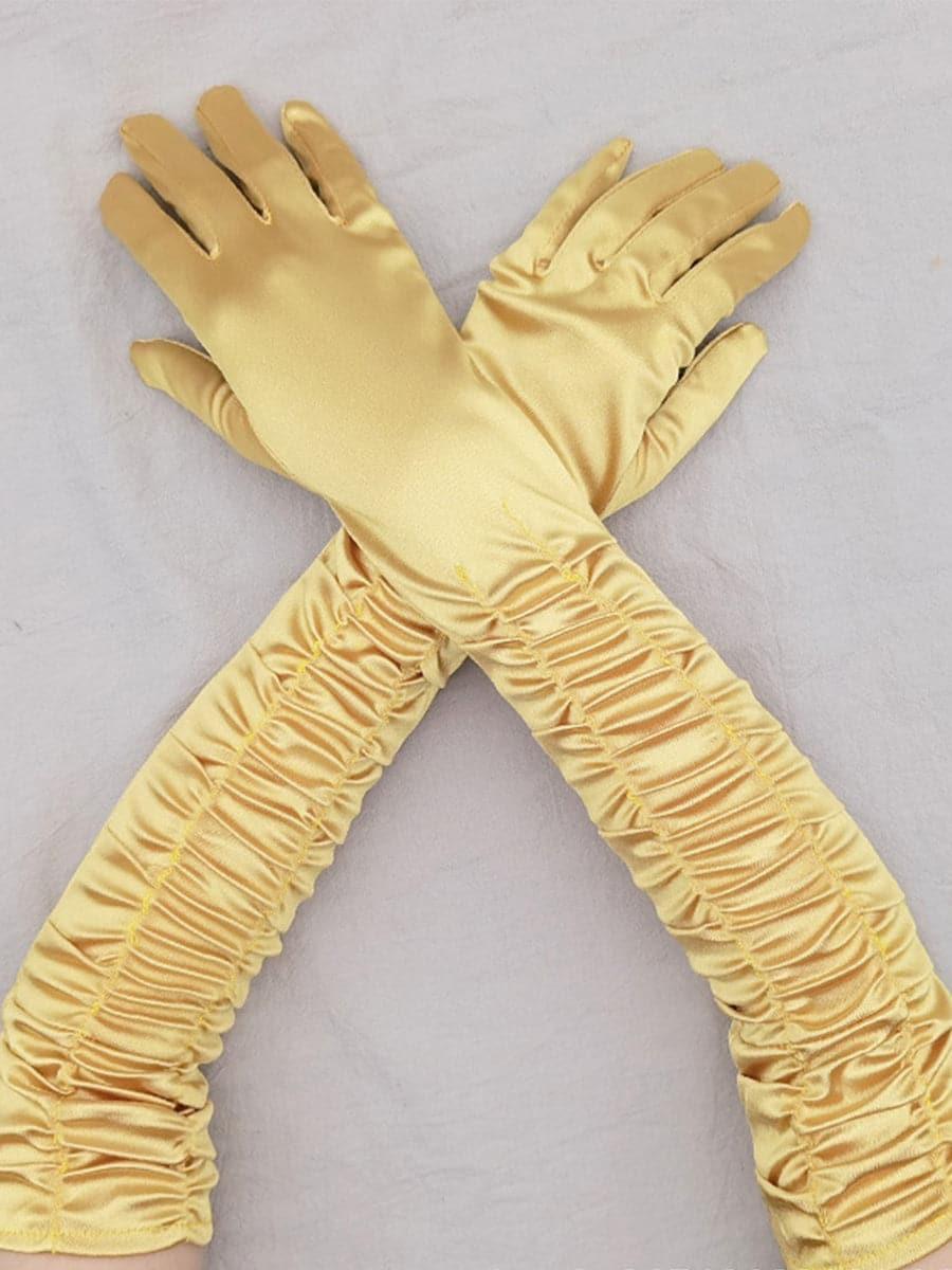 Satin Long Wedding Party Gloves