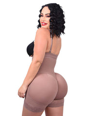 Tummy Control Butt Thigh With Lace Shapewear