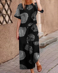 Retro Print Two Piece Sets