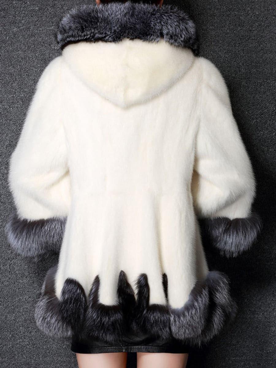 Fox Fur Vest Faux Mink Coat