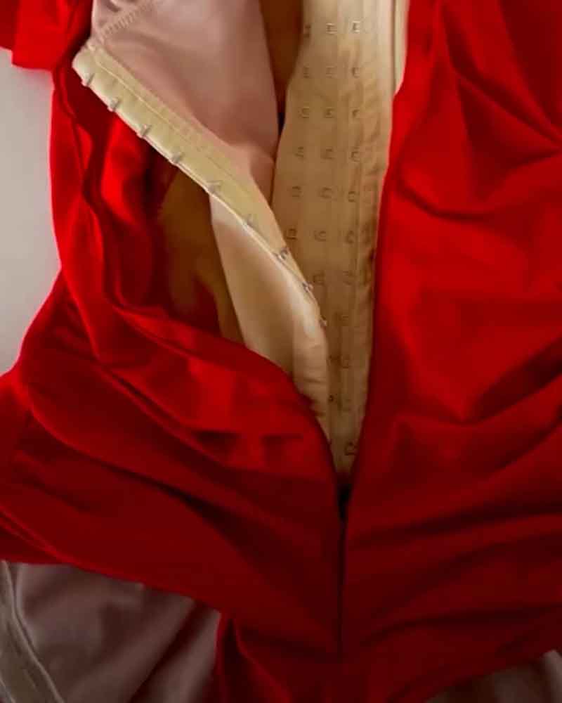 Body Shaping Ruffled Triangular Swimwear