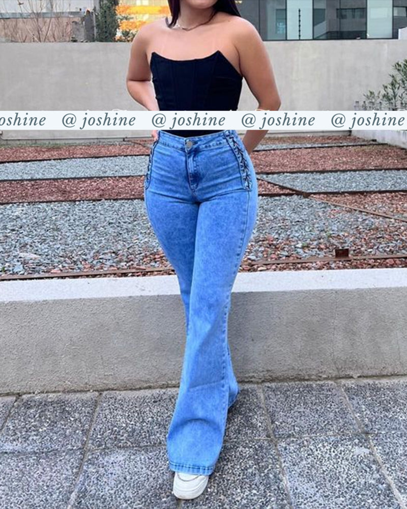 New Premium Quality Braided Cargo Jeans