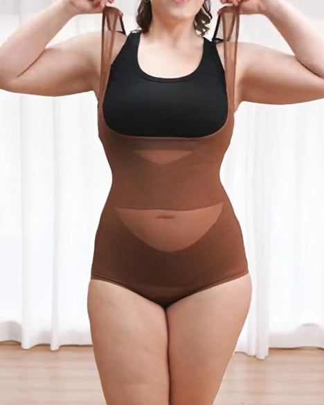 Seamless Open Bust Tummy Control Shapewear
