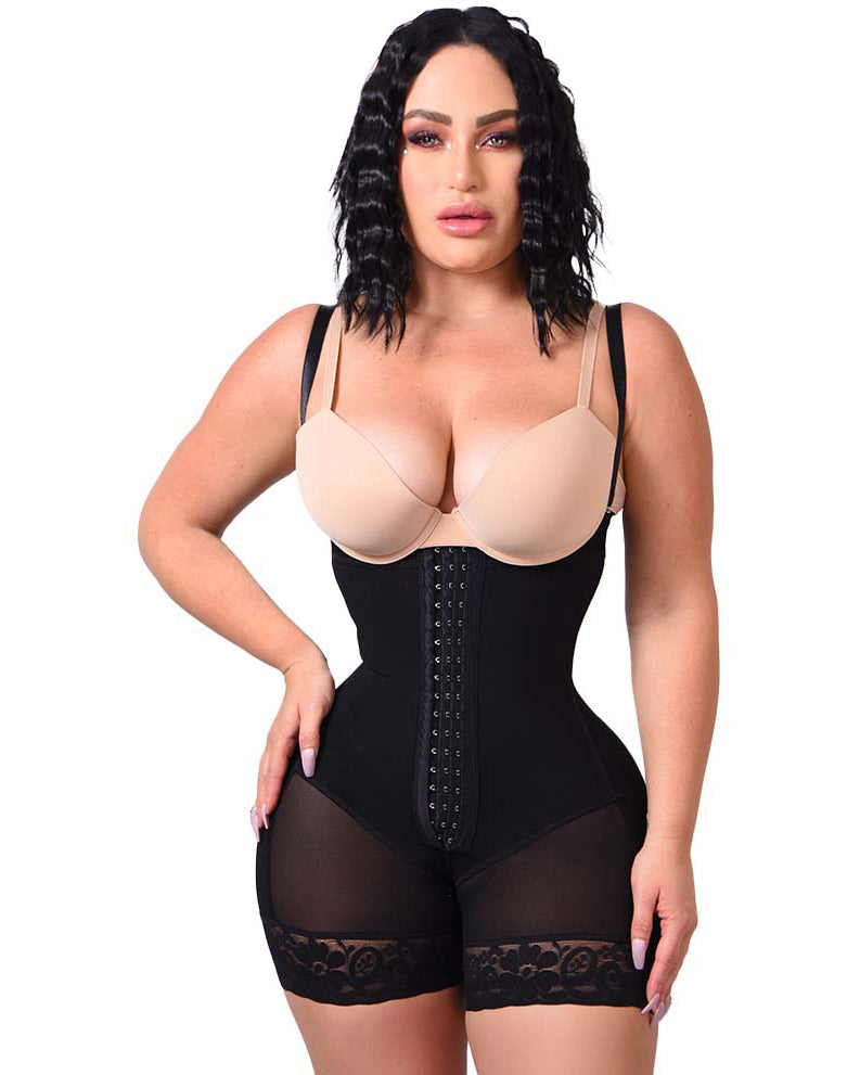Tummy Control Butt Thigh With Lace Shapewear