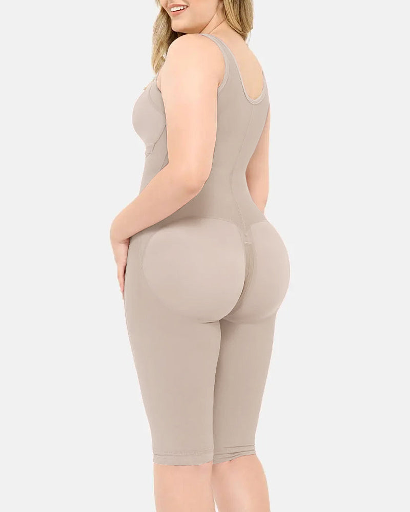 Double Compression Tummy Control Shapewear Faja With Bra