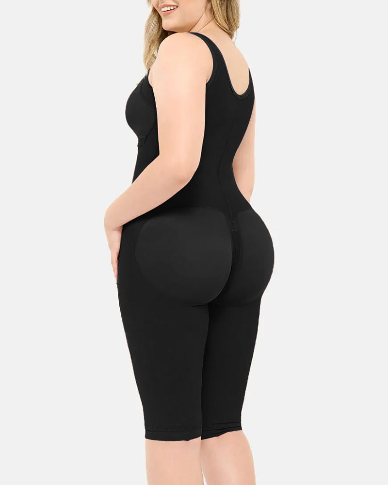 Double Compression Tummy Control Shapewear Faja With Bra