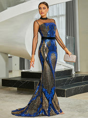 Stand Collar Mermaid Evening Dress RD50209