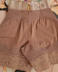 High Waist Side Zipper Butter Lifter Faja Shorts