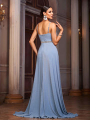 Elegant Corset Backless A-line Prom Dress