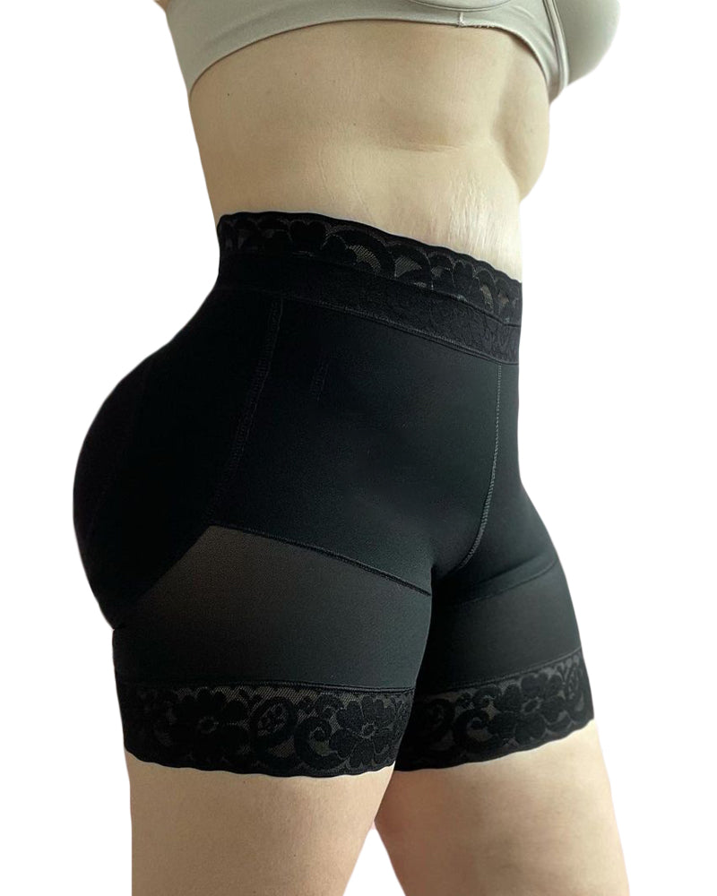 Postpartum Recovery Slimming  Lace Butt Lifter Shorts