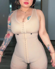 High Compression With Hook-Eye Front Closure Shapewear