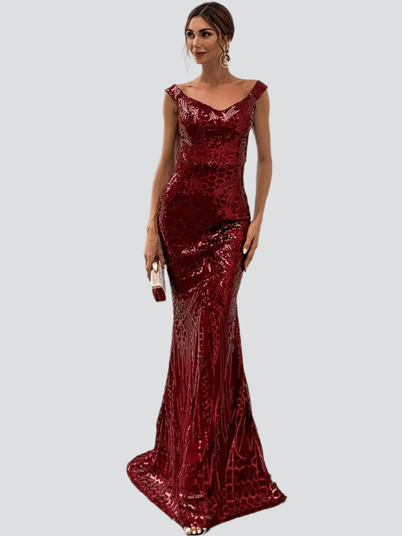 Off Shoulder Evening Dress