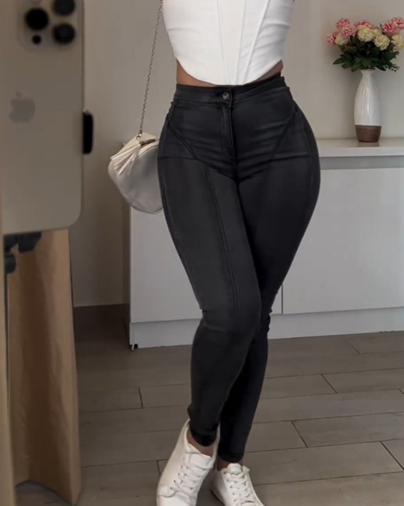 Butt Lift,Stretch Denim Jeans