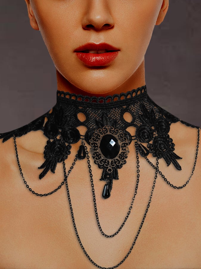 Vintage Lace Necklace