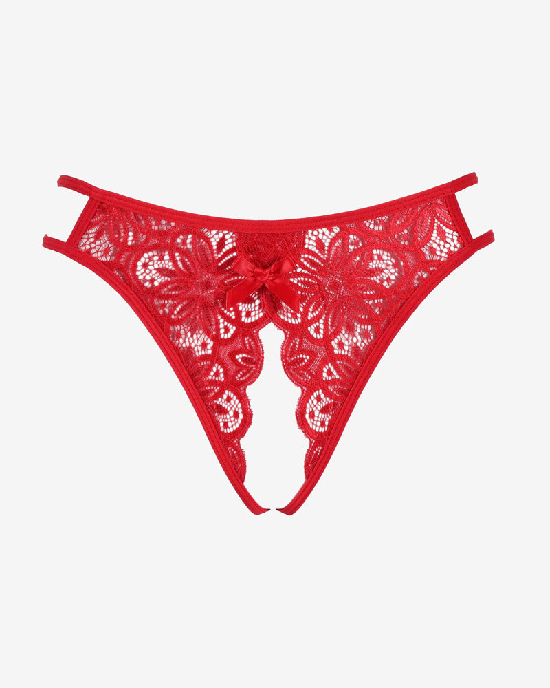 FLace Briefs with Cute Bow