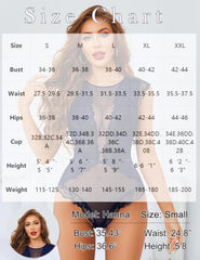 Mesh Lace Teddy Snap Crotch Bodysuits