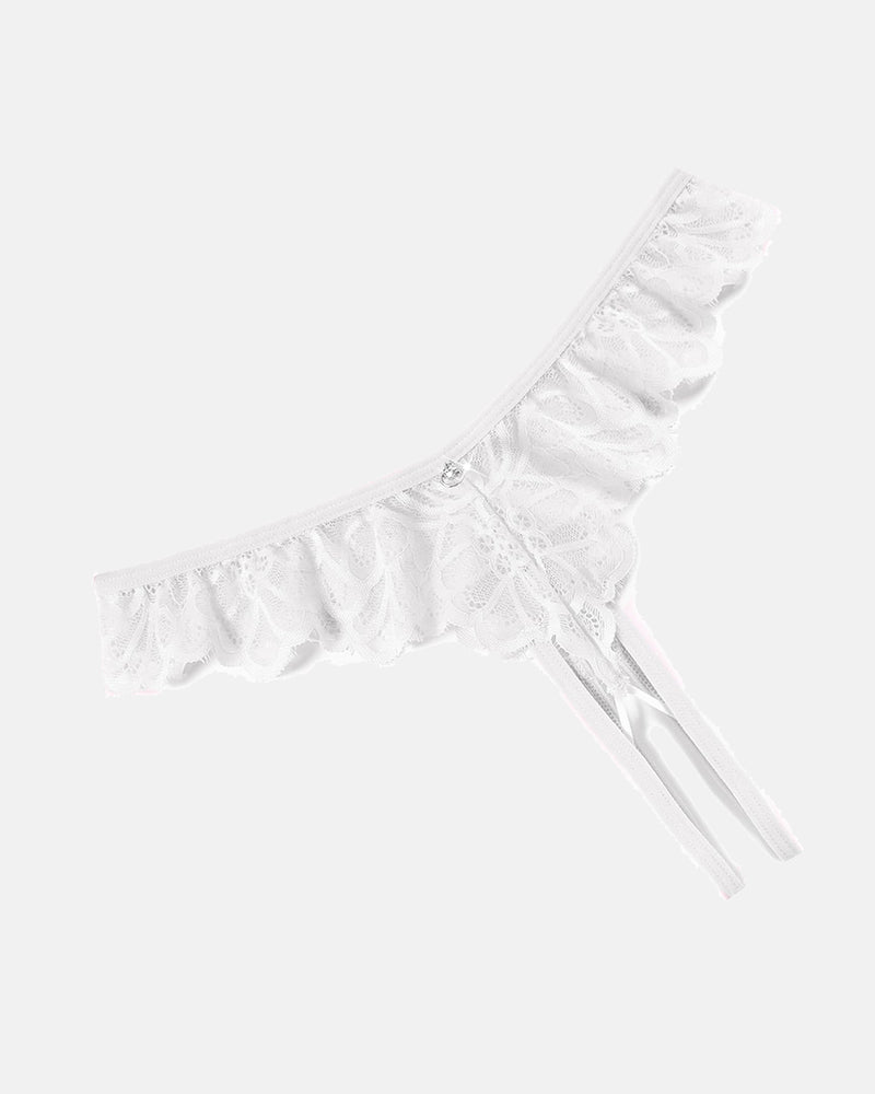 Lace Panties Criss Corss Thong Briefs