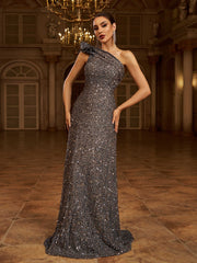 One Shoulder Prom Dress