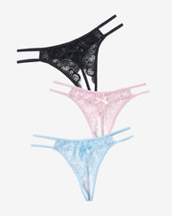 FLace Briefs with Cute Bow