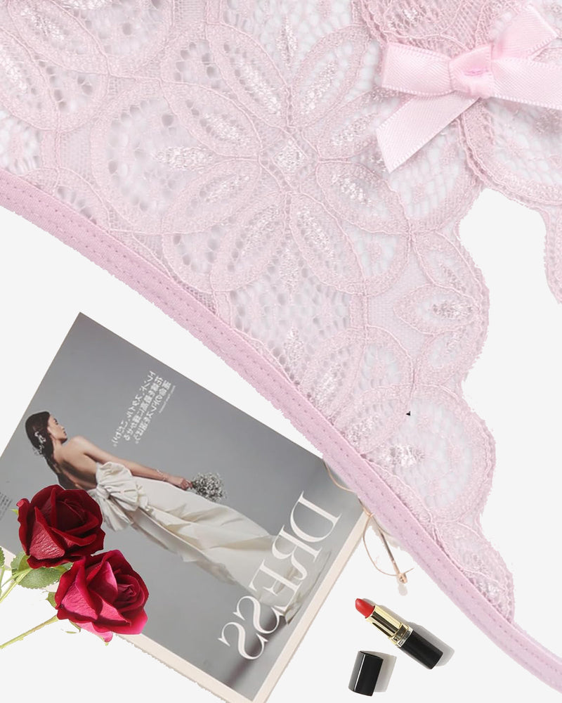 FLace Briefs with Cute Bow