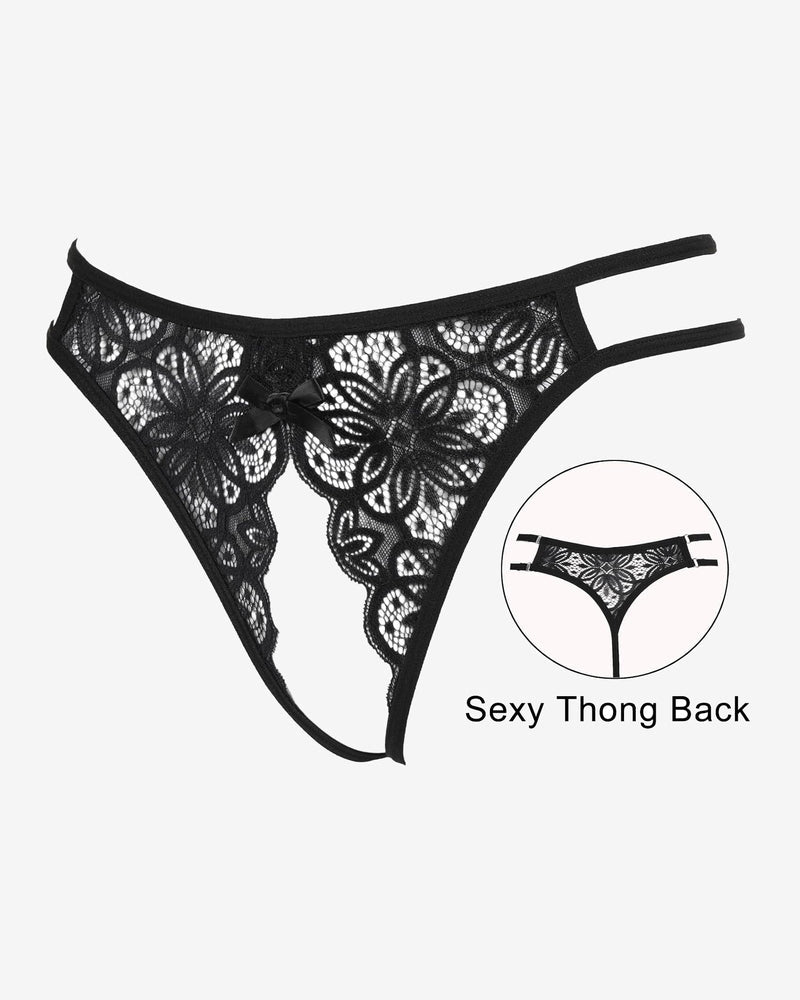 FLace Briefs with Cute Bow