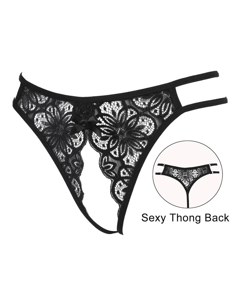 FLace Briefs with Cute Bow
