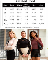 Mock Turtle Neck Sheer Mesh Bodysuit