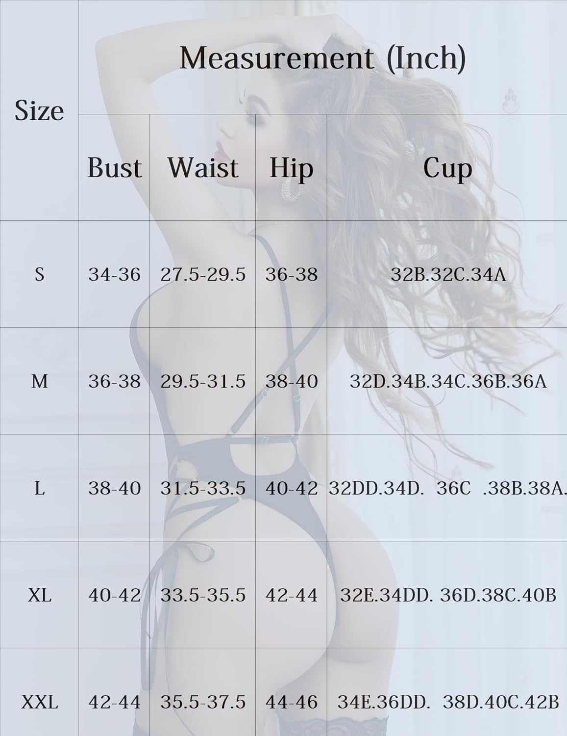 Lace Bodysuit Lingerie Sets with Garter Belts