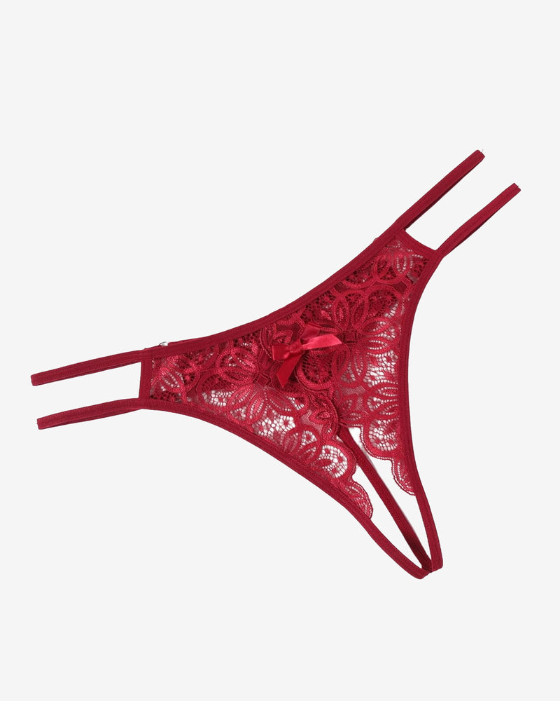 FLace Briefs with Cute Bow