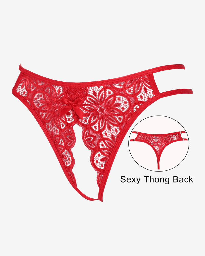 FLace Briefs with Cute Bow