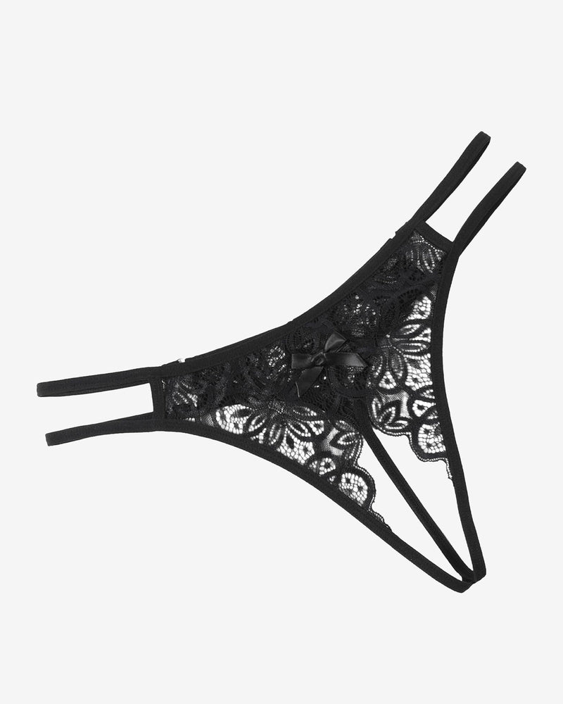 FLace Briefs with Cute Bow