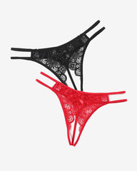 FLace Briefs with Cute Bow