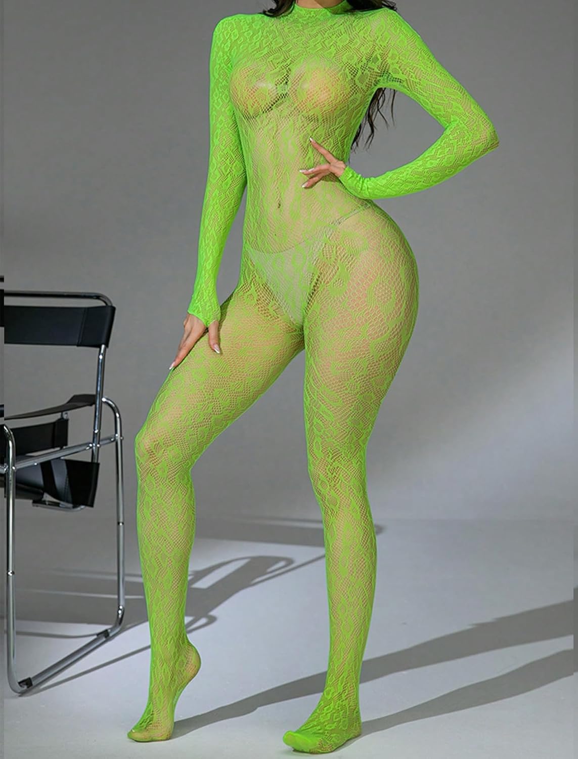 Fishnet Bodysuit Mesh Rave Lingerie