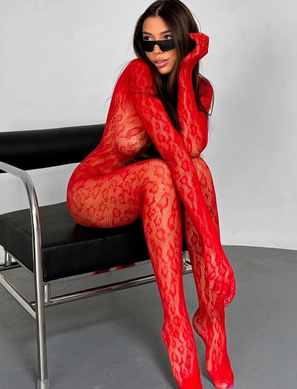 Fishnet Bodysuit Mesh Rave Lingerie