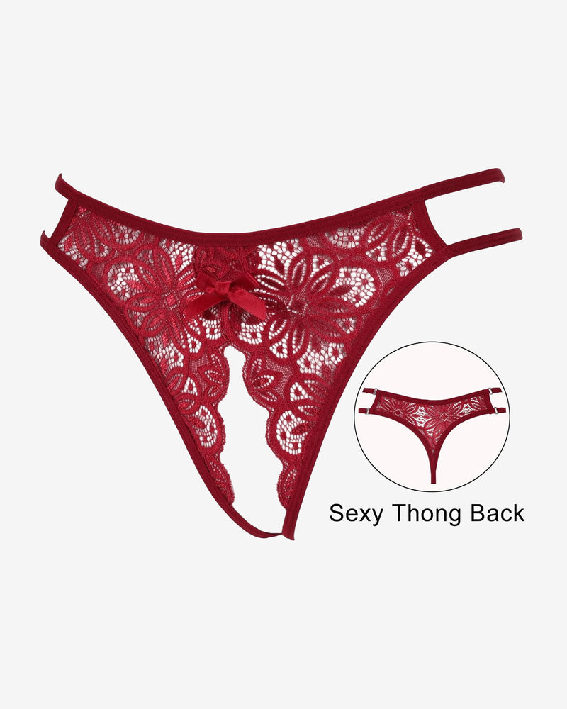 FLace Briefs with Cute Bow