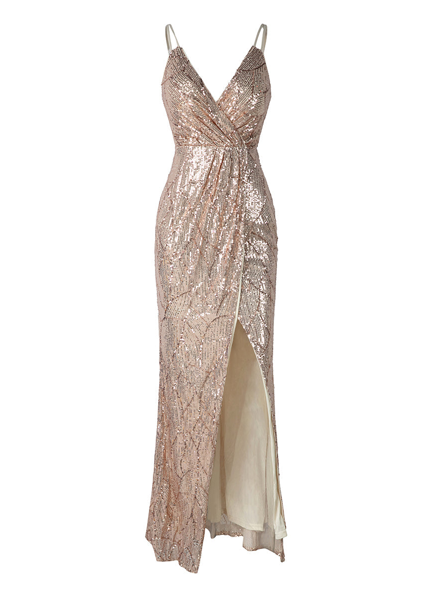Surplice Neck Cami Dress