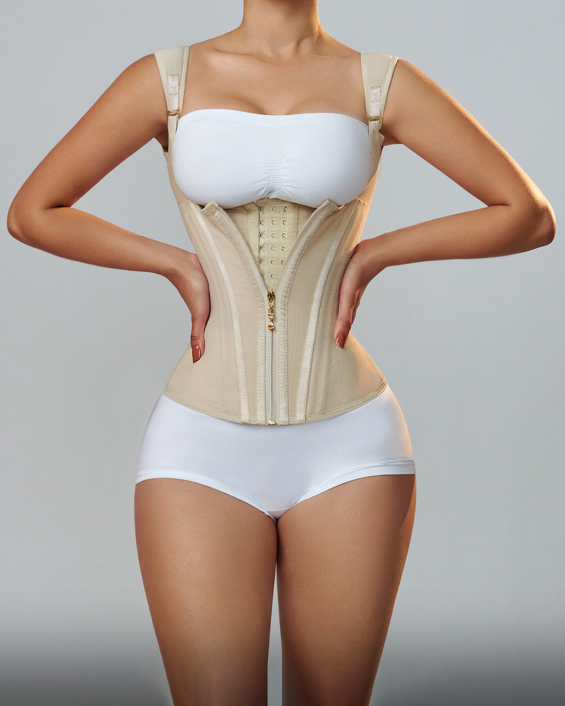 Waist Tummy Trainer Strap Steel Boned